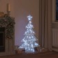 vidaXL Χριστουγεννιάτικο Δέντρο με 100 LED Ψυχρό λευκό 120 cm Ακρυλικό
