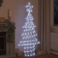 vidaXL Χριστουγεννιάτικο Δέντρο με 240 LED Ψυχρό λευκό 180 cm Ακρυλικό