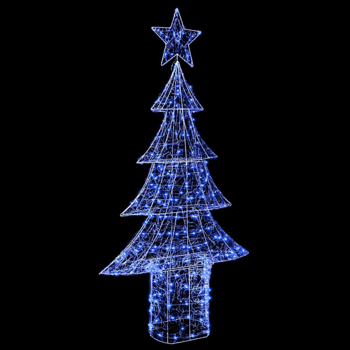 vidaXL Χριστουγεννιάτικο Δέντρο με 240 LED Μπλε 180 cm Ακρυλικό