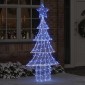 vidaXL Χριστουγεννιάτικο Δέντρο με 240 LED Μπλε 180 cm Ακρυλικό
