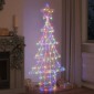 vidaXL Χριστουγεννιάτικο Δέντρο με 240 LED Πολύχρωμο 180 cm Ακρυλικό