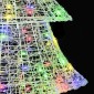 vidaXL Χριστουγεννιάτικο Δέντρο με 240 LED Πολύχρωμο 180 cm Ακρυλικό