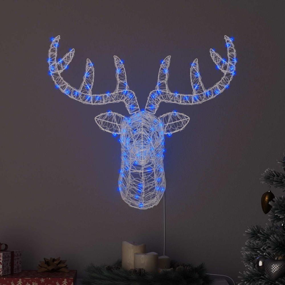 vidaXL Κεφάλι Ράντερ με 140 LED Μπλε 68 x 36,5 x 62,5 εκ Ακρυλικό