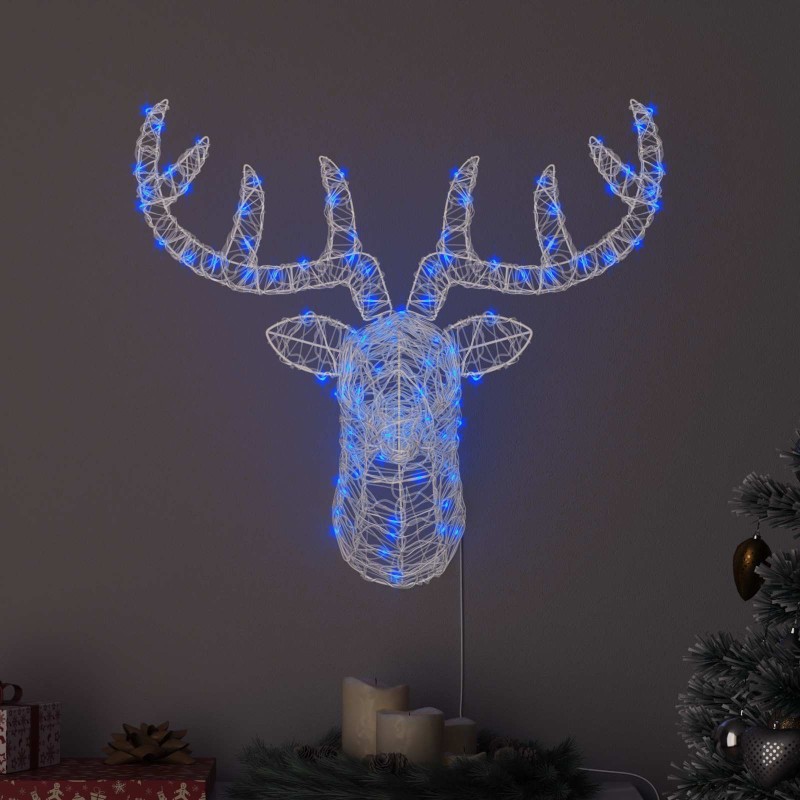 vidaXL Κεφάλι Ράντερ με 140 LED Μπλε 68 x 36,5 x 62,5 εκ Ακρυλικό