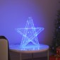 vidaXL 3D Αστέρι με 50 LED Μπλε 55 x 53.5 x 10 εκ Ακρυλικό
