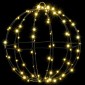 vidaXL Μπάλα 2 τμχ. Θερμό λευκό 30 x 30 x 32 εκ Μέταλλο 192 LED