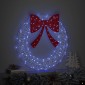 vidaXL Στεφάνι με 60 LED Μπλε 76 x 76 x 8,5 εκ Ακρυλικό