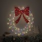 vidaXL Στεφάνι με 60 LED Πολύχρωμο 76 x 76 x 8,5 εκ Ακρυλικό