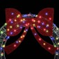 vidaXL Στεφάνι με 60 LED Πολύχρωμο 76 x 76 x 8,5 εκ Ακρυλικό