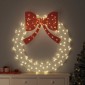 vidaXL Στεφάνι με 150 LED Θερμό λευκό 120 cm Ακρυλικό