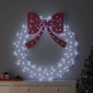 vidaXL Στεφάνι με 150 LED Ψυχρό λευκό 120 cm Ακρυλικό