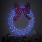 vidaXL Στεφάνι με 150 LED Μπλε 120 cm Ακρυλικό
