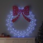 vidaXL Στεφάνι με 150 LED Μπλε 120 cm Ακρυλικό