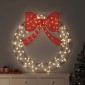 vidaXL Στεφάνι με 150 LED Θερμό λευκό 121 x 121 x 10 εκ PET