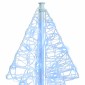 vidaXL Χριστουγεννιάτικο Δέντρο με 100 LED Κρύο Λευκό 120 cm Ακρυλικό