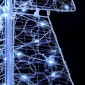 vidaXL Χριστουγεννιάτικο Δέντρο με 100 LED Κρύο Λευκό 120 cm Ακρυλικό