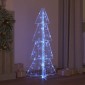 vidaXL Χριστουγεννιάτικο Δέντρο με 100 LED Μπλε 120 cm Ακρυλικό
