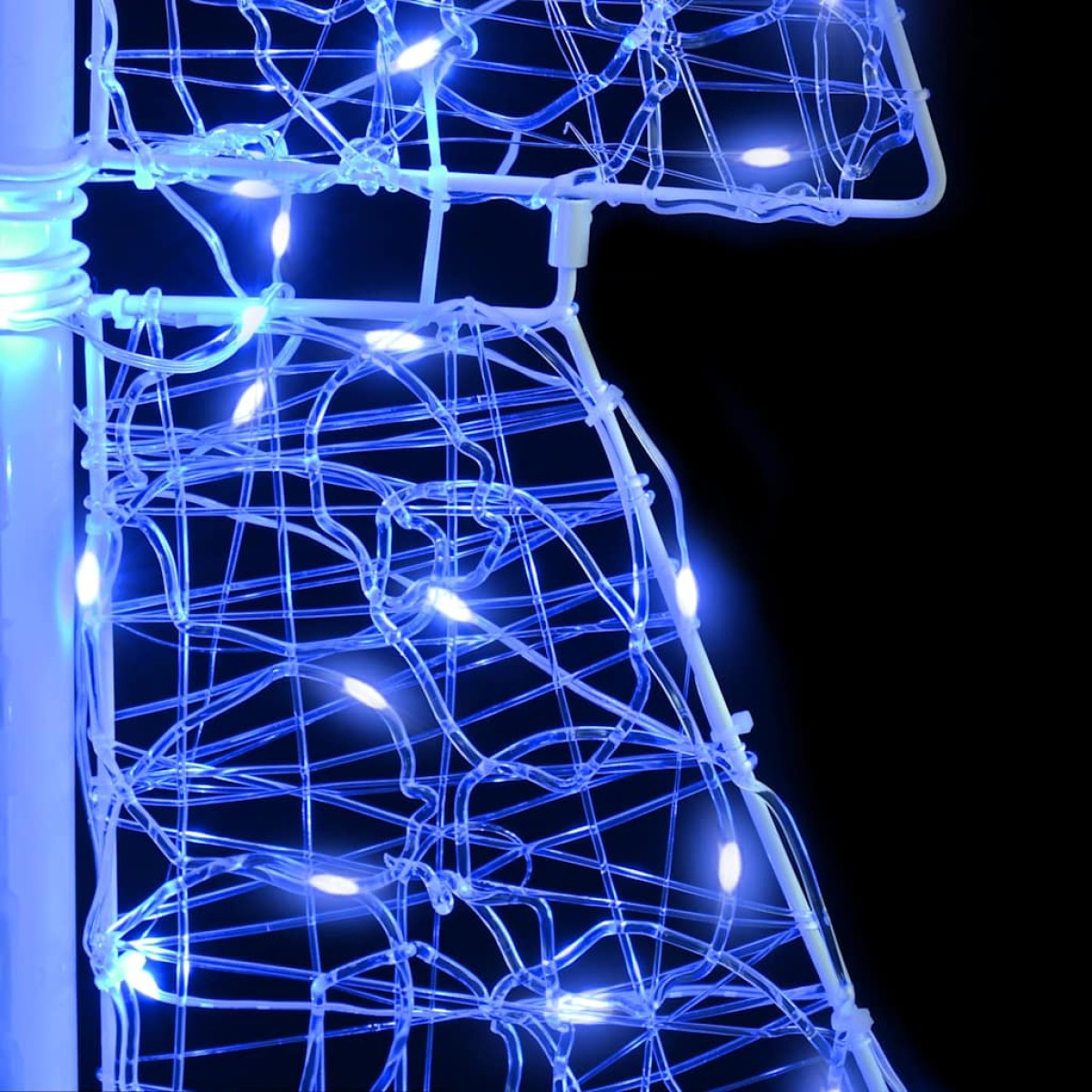vidaXL Χριστουγεννιάτικο Δέντρο με 100 LED Μπλε 120 cm Ακρυλικό