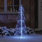 vidaXL Χριστουγεννιάτικο Δέντρο με 100 LED Μπλε 120 cm Ακρυλικό