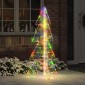 vidaXL Χριστουγεννιάτικο Δέντρο με 160 LED Πολύχρωμο 150 cm Ακρυλικό
