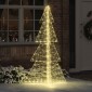 vidaXL Χριστουγεννιάτικο Δέντρο με 240 LED Θερμό λευκό 180 cm Ακρυλικό