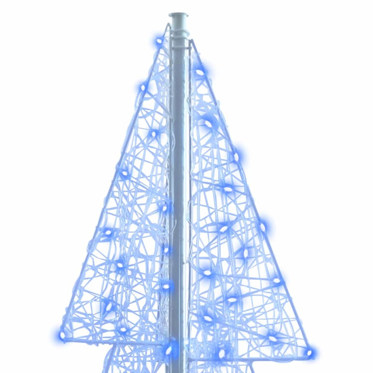 vidaXL Χριστουγεννιάτικο Δέντρο με 240 LED Μπλε 180 cm Ακρυλικό