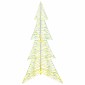 vidaXL Χριστουγεννιάτικο Δέντρο με 240 LED Θερμό λευκό 180 cm PET