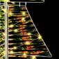 vidaXL Χριστουγεννιάτικο Δέντρο με 240 LED Θερμό λευκό 180 cm PET