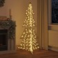vidaXL Χριστουγεννιάτικο Δέντρο με 240 LED Θερμό λευκό 180 cm PET