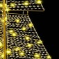 vidaXL Χριστουγεννιάτικο Δέντρο με 240 LED Θερμό λευκό 180 cm PET
