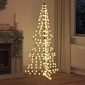 vidaXL Χριστουγεννιάτικο Δέντρο με 240 LED Θερμό λευκό 180 cm Ρατάν
