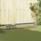 vidaXL Κλουβί Κουνελιού Ασημί 215 x 55 x 55 εκ. Επικαλυμμένος Χάλυβας