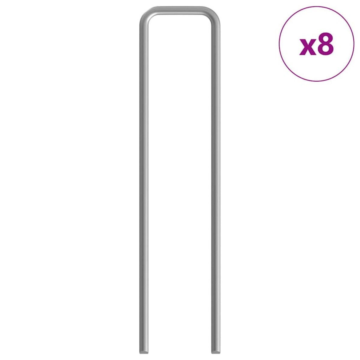 vidaXL Κλουβί Κουνελιού Ασημί 200 x 78 x 78 εκ. Επικαλυμμένος Χάλυβας