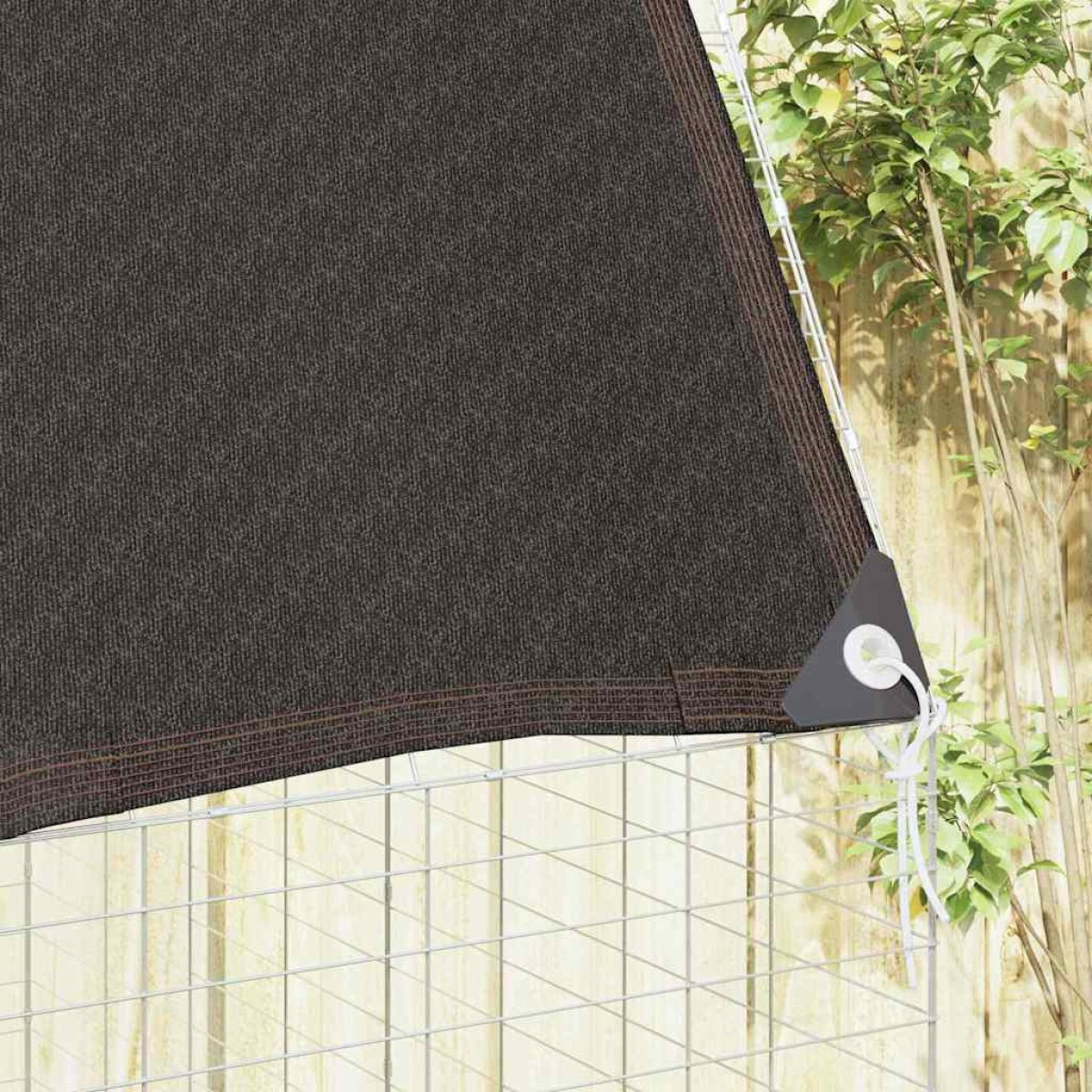 vidaXL Κλουβί Κουνελιού Ασημί 100 x 100 x 210 εκ.