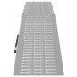 vidaXL Πτυσσόμενη ράμπα 200kg ανά ράμπα Ασημί 186 x 23 x 4,5 εκ