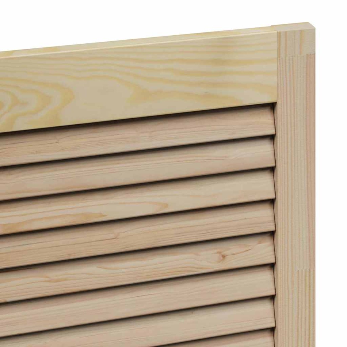 vidaXL Πόρτα Ντουλάπας Φυσικό 110 x 2,1 x 39,5 cm Στερεά ξυλεία πεύκου