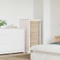 vidaXL Πόρτα Ντουλάπας Φυσικό 49,5 x 2,1 x 110 εκ Στερεά ξυλεία πεύκου