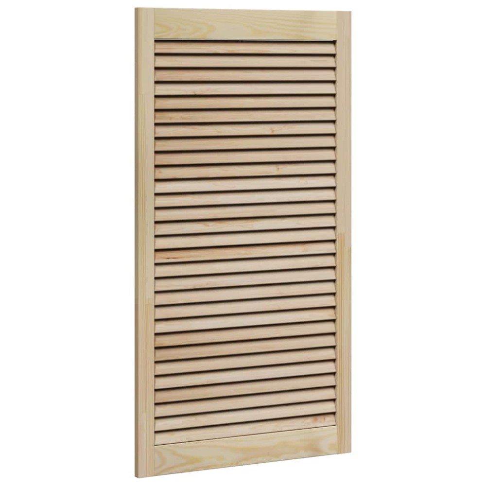 vidaXL Πόρτα Ντουλάπας Φυσικό 110 x 2,1 x 59,5 cm Μασίφ Ξύλο Πεύκου