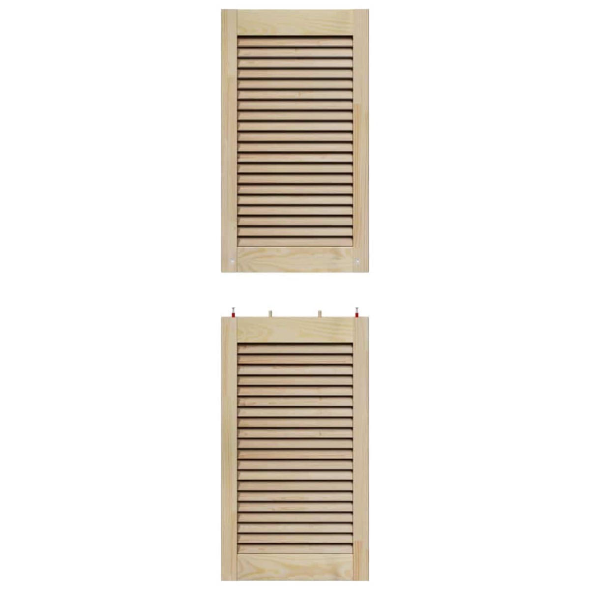 vidaXL Πόρτα Ντουλάπας με πόρτα Φυσικό 140,5 x 2,1 x 39,5 cm