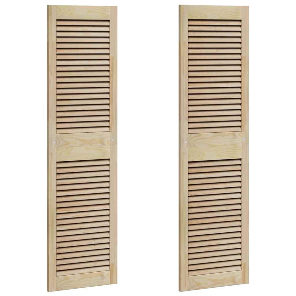 vidaXL Πόρτα Ντουλάπας με πόρτα 2 τμχ. Φυσικό 140,5 x 2,1 x 39,5 cm