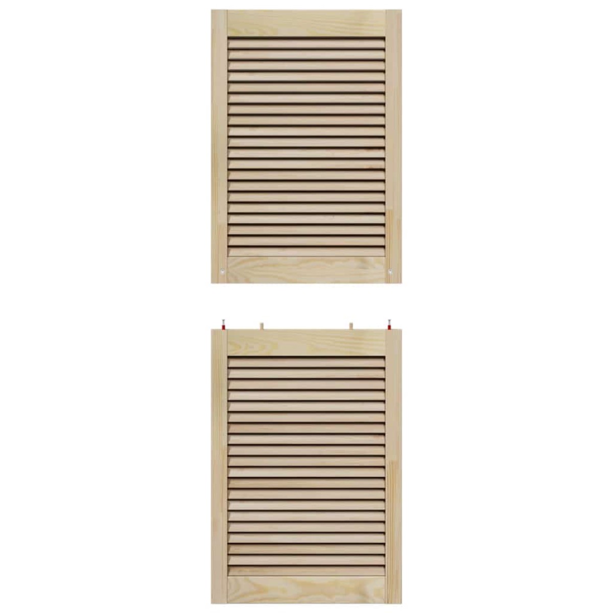 vidaXL Πόρτα Ντουλάπας με πόρτα Φυσικό 49,5 x 2,1 x 140,5 εκ