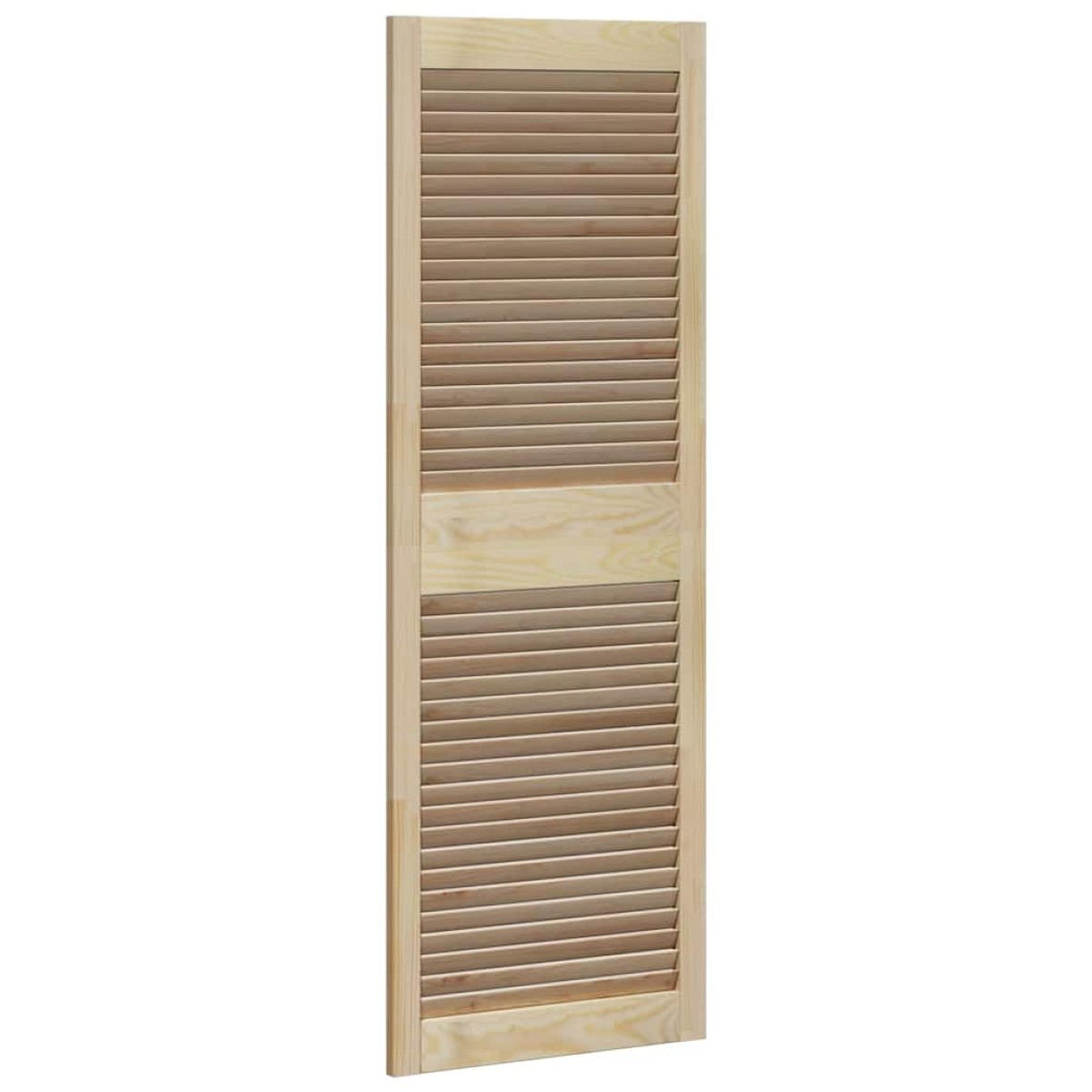 vidaXL Πόρτα Ντουλάπας με πόρτα 2 τμχ. Φυσικό 49,5 x 2,1 x 140,5 εκ