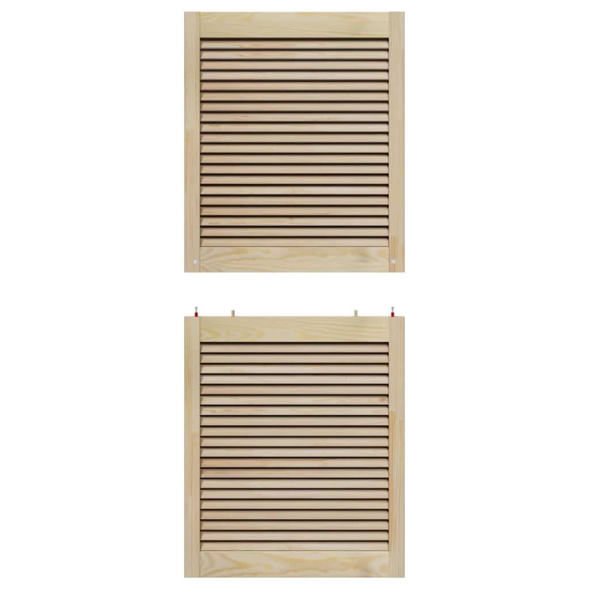vidaXL Πόρτα Ντουλάπας με πόρτα Φυσικό 140,5 x 2,1 x 59,5 cm