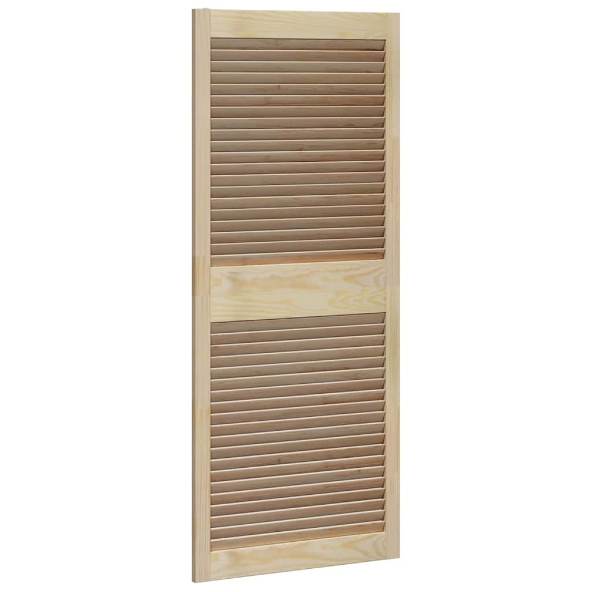 vidaXL Πόρτα Ντουλάπας με πόρτα 2 τμχ. Φυσικό 140,5 x 2,1 x 59,5 cm