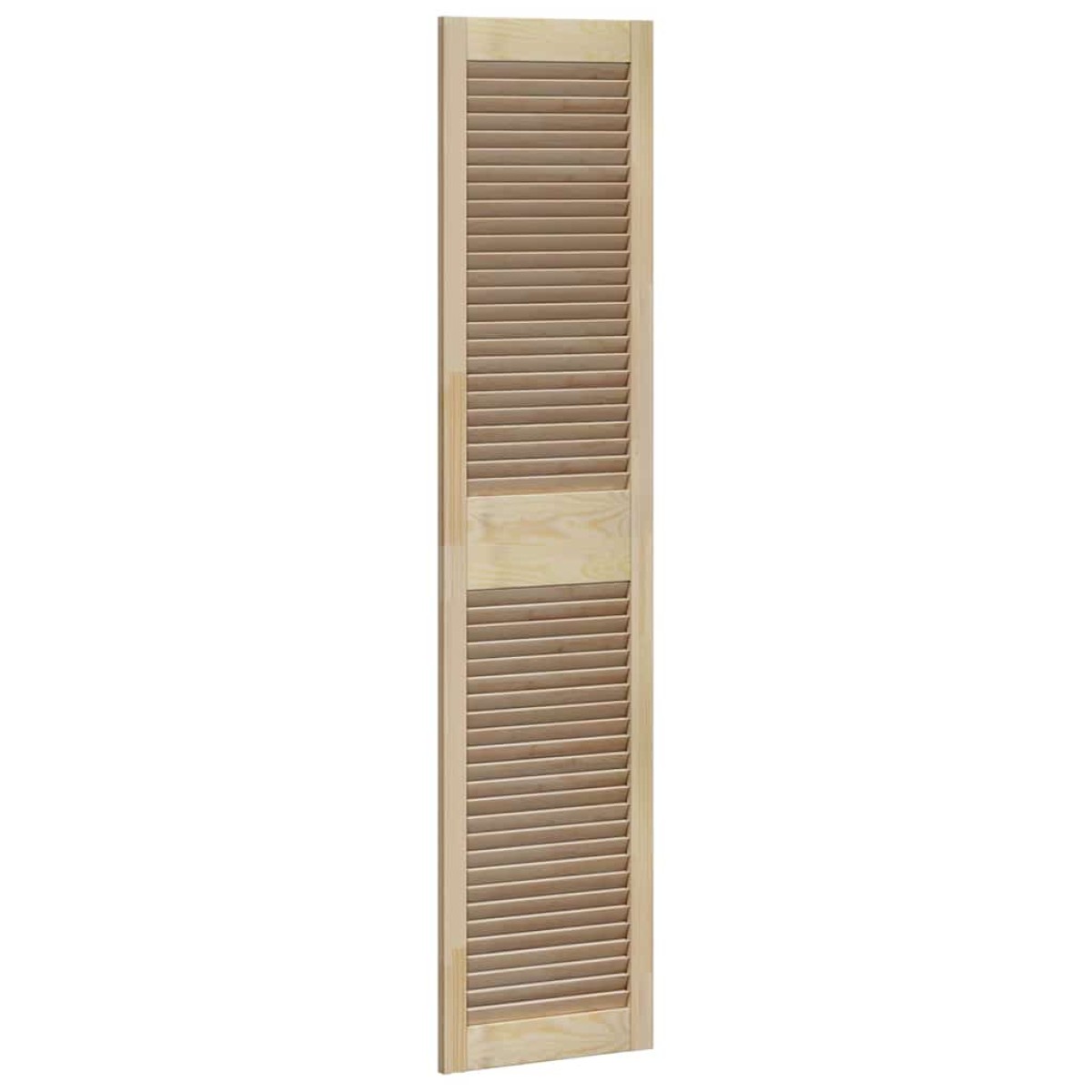 vidaXL Πόρτα Ντουλάπας Φυσικό 170 x 2,1 x 39,5 cm Στερεά ξυλεία πεύκου