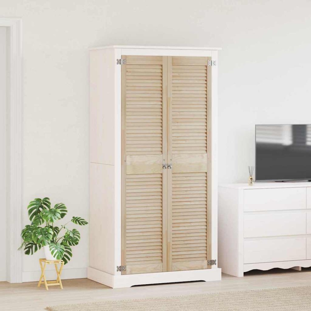 vidaXL Πόρτα Ντουλάπας με πόρτα 2 τμχ. Φυσικό 170 x 2,1 x 39,5 cm