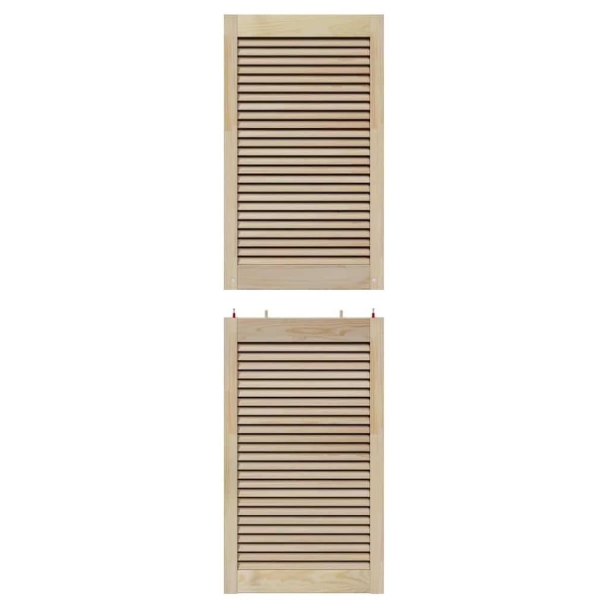 vidaXL Πόρτα Ντουλάπας Φυσικό 170 x 2,1 x 49,5 cm Στερεά ξυλεία πεύκου