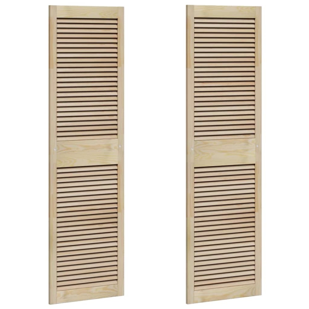 vidaXL Πόρτα Ντουλάπας με πόρτα 2 τμχ. Φυσικό 170 x 2,1 x 49,5 cm