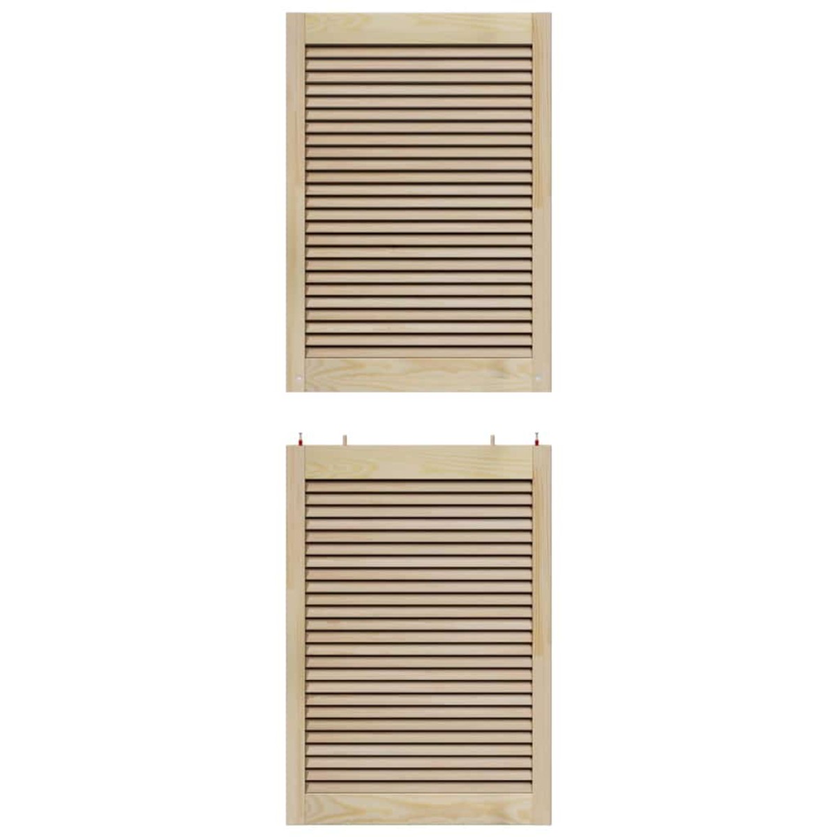 vidaXL Πόρτα Ντουλάπας Φυσικό 170 x 2,1 x 59,5 cm Στερεά ξυλεία πεύκου