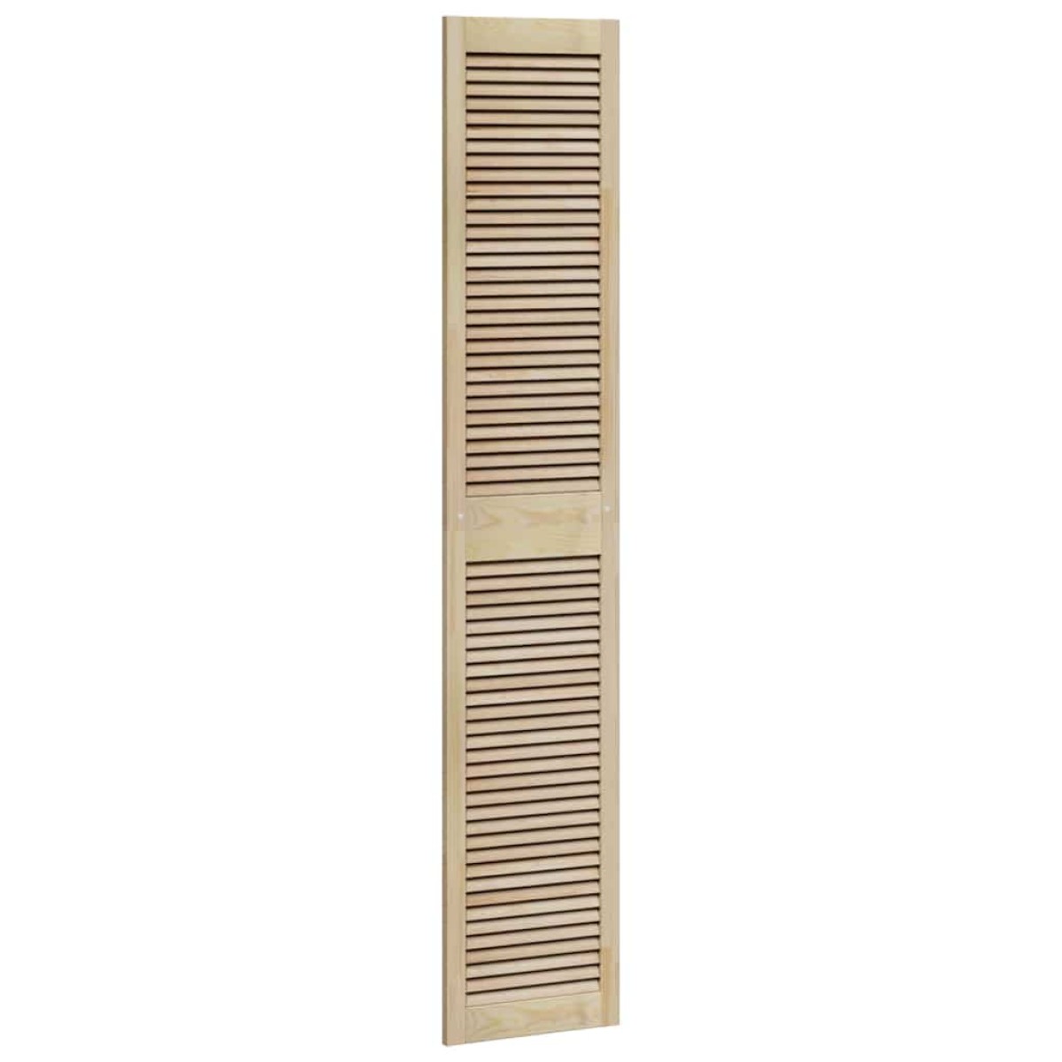vidaXL Πόρτα Ντουλάπας Φυσικό 201 x 2,1 x 39,5 cm Στερεά ξυλεία πεύκου